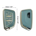 thumbnail image 4 of Unique Bargains Car Key Fob Cover 5 Button Remote Key Fob Case TPU Button Full Protector Cover Gray for Cadillac CT5 2020-2022, 4 of 6