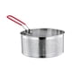 thumbnail image 5 of Escurridor de pasta de acero inoxidable, colador de fideos, cesta para freír, espumadera para alimentos 20 centímetros, 5 of 8