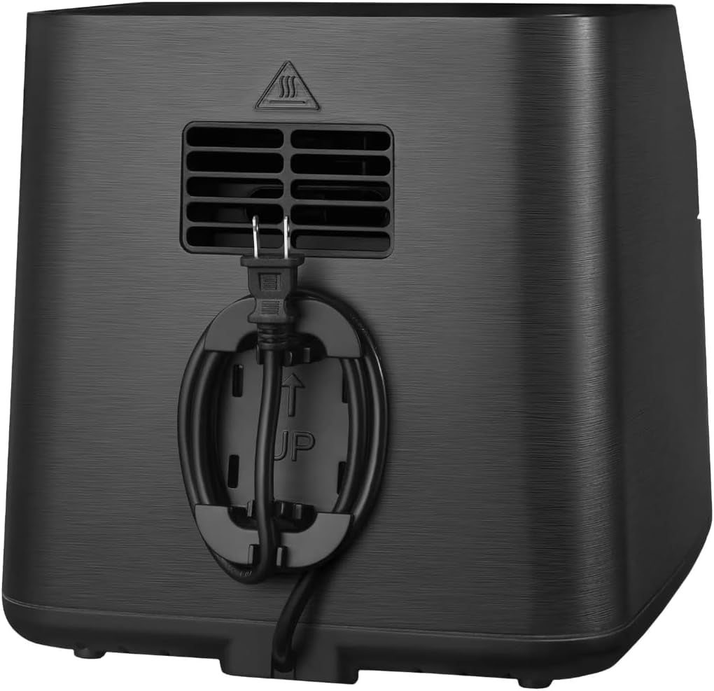 Gourmiaa Digital Air Fryer with Window and Light, 8-Quart, Black
