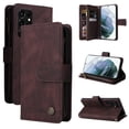thumbnail image 2 of Dteck Crossbody Wallet Case for Samsung Galaxy S24 Ultra,Magnetic Leather Card Slots Zipper Wallet Kickstand Heavy Duty Lanyard Strap/Shoulder Strap Cover,Brown, 2 of 10