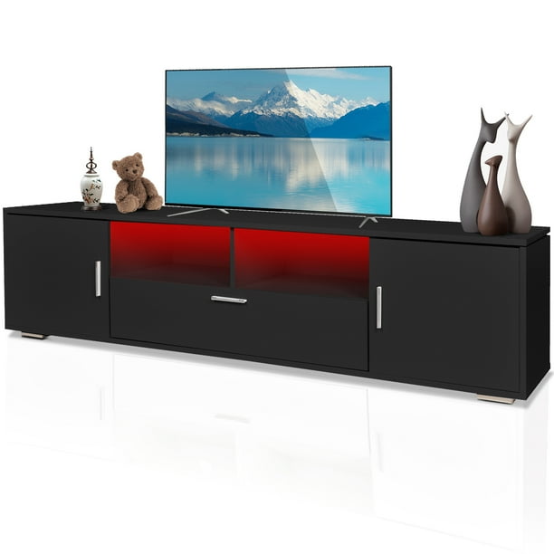 Modstyle TV Stand TV Console, Entertainment Center for TVs up to 75 inch, Black