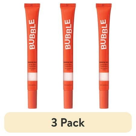 (3 pack) Bubble Skincare Knock Out Spot Treatment All Skin Types 10mL by Bubble Skincare