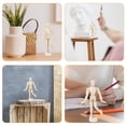 thumbnail image 3 of RUNROTOO 2Pcs Wooden Doll For Drawing Human Figure With Sketch Style For Artists Display, 3 of 8