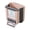 Coffee color-7L, variant on Foldable Trash Can For Kitchen Camping Space Saving Leakproof Easy Mount