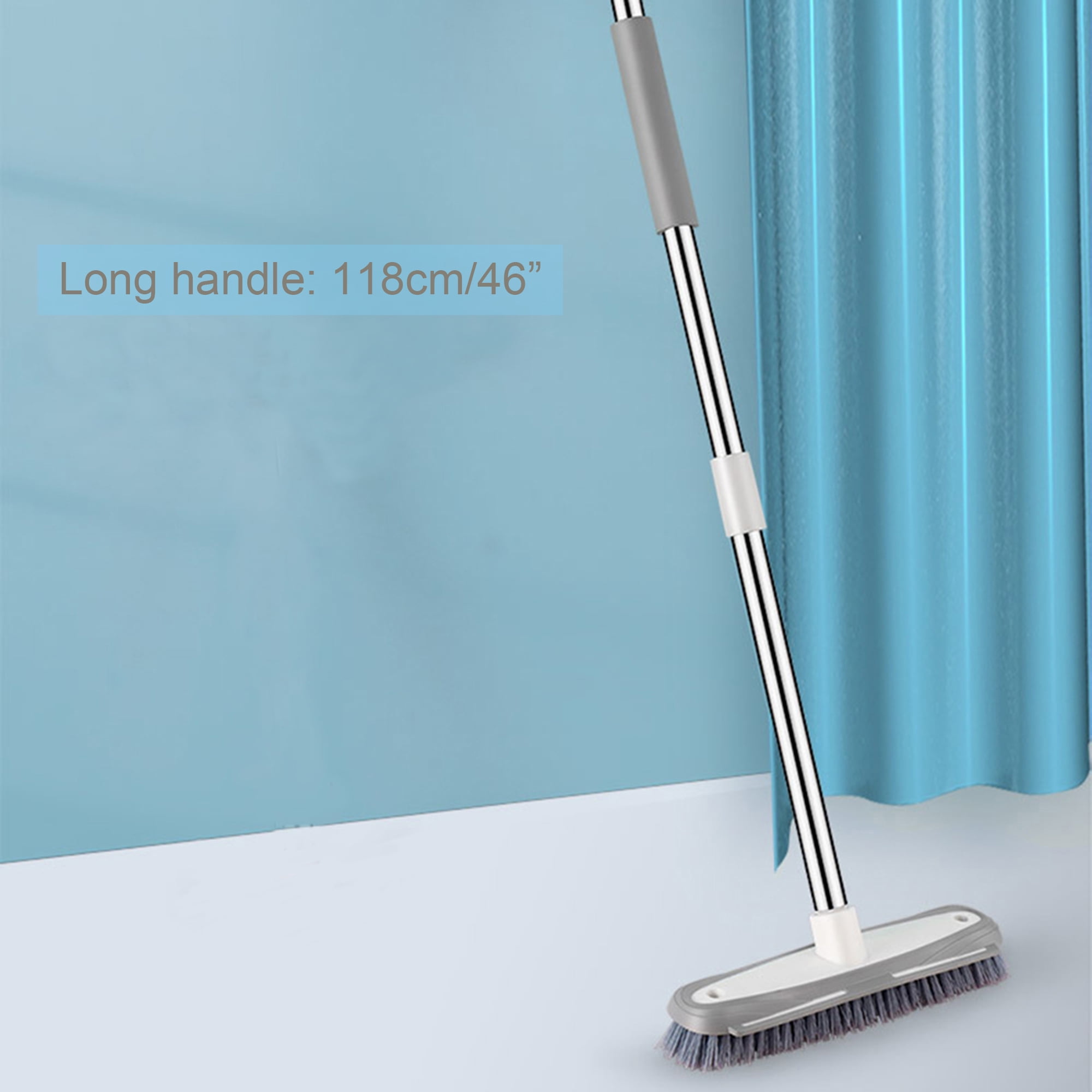 YouLoveIt Floor Scrub Brush Adjustable Floor Scrub Brush Long Handle