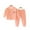 Brown Bear Orange, variant on Esaierr 2Pcs Baby Newborn Boys Girls Fleece Thermal Underwear Outfit Plush Cardigan Thermal Pjs+Pants Long Johns Toddler Warm Sleep Outfit Autumn Winter 3 Months-24 Months
