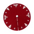 thumbnail image 1 of Alfombra de Navidad Gloria de Hilo de Punto de Alce 122cm Acrílico Rojo, 1 of 9