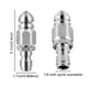 thumbnail image 5 of Riwesomey Manguera de drenaje de chorro de lavadora a presión de 5000 PSI, boquilla de flor de jardín, tubería de agua de alcantarillado Industrial Herramientas eléctricas Riwesomey TO008667-00B, 5 of 6