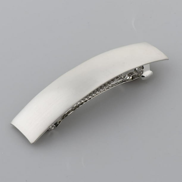 Pinza de Pelo Metal Pasador de Cabello de Primavera Joyas de Plata Hugo Pasadores de primavera franceses