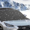 thumbnail image 2 of Cubierta para parabrisas de coche, parasol con ventosa, protección contra la nieve, el hielo, el polvo y las heladas, para camiones, multiusos, accesorios prácticos, 2 of 5