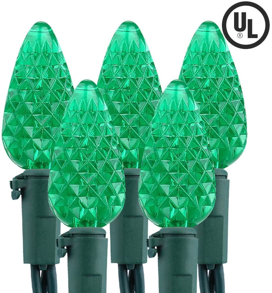 100 LED C5 Christmas Lights Green Walmart Canada