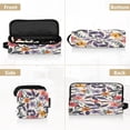 thumbnail image 5 of Curling Iron Storage Bag Hair Tools Travel Bag Heat Resistant and Portable Multicolor Cartoon Flowers, 5 of 8