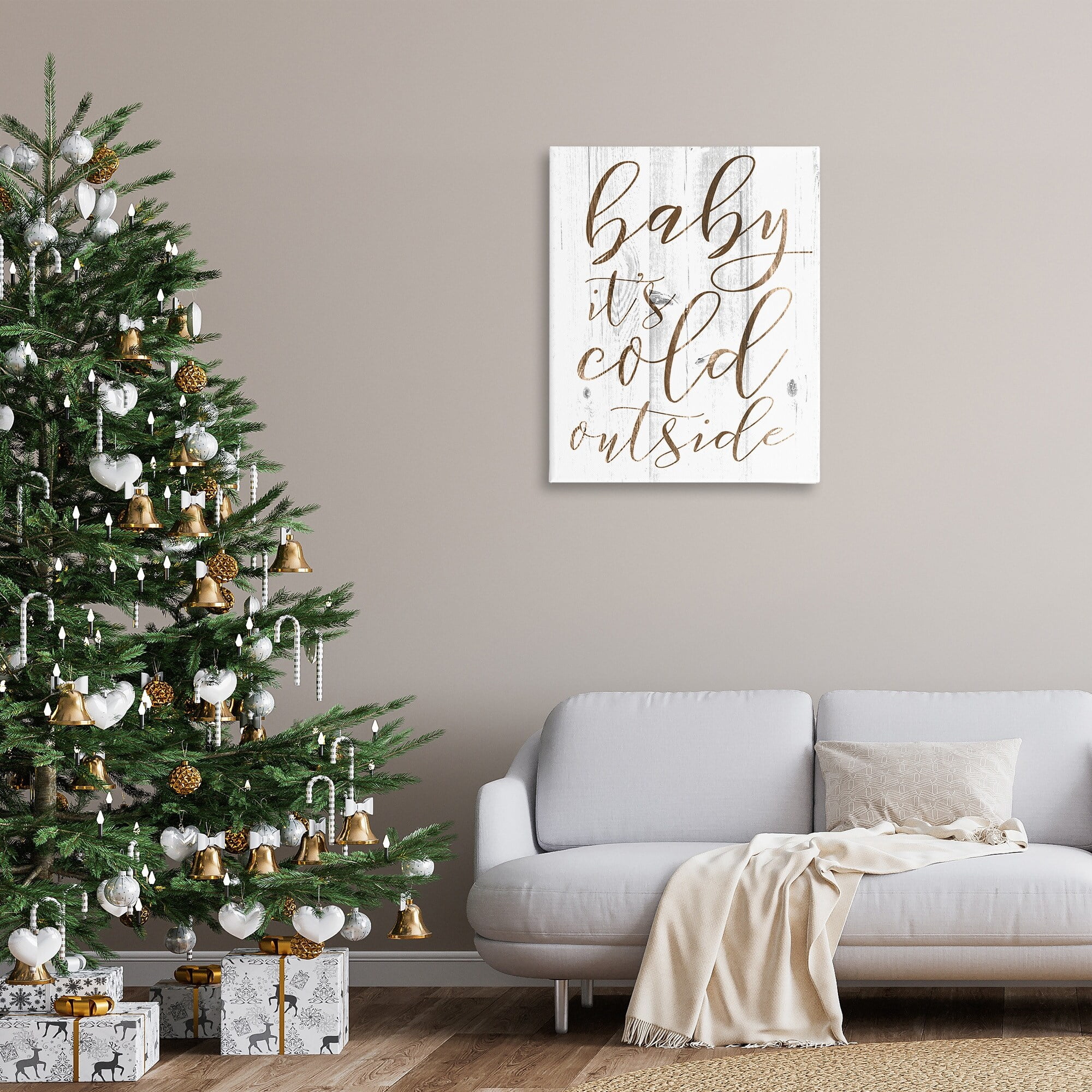 Stupell Baby Its Cold Outside, Proudly A 30 x 40