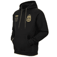thumbnail image 4 of Icon Sports AFA Messi #10 Pullover Hoodie, Black/Gold, Cotton-Poly, YS-XXL, 4 of 7