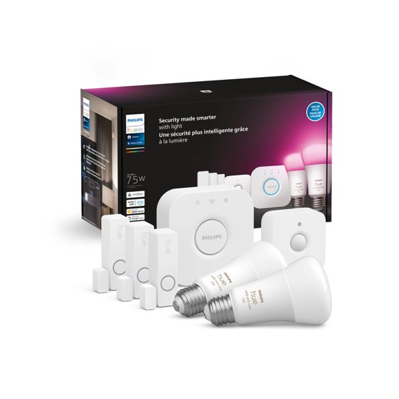 Kit de inicio de seguridad doméstica inteligente Philips Hue Secure con sensores