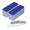 Blue-1" X 3", variant on 1-1/2" X 3" Black Engravable Plastic Badge Blanks