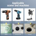 thumbnail image 4 of 68mm Diamond Hole Saw, Diamond Drill Bit with Center Guide Drill Bit, Tile Hole Saw with Diamond Surface Coating for Cutting Glass, Tile, Ceramic, Marble, Limestone, 4 of 5