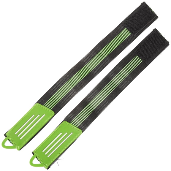LOLIPPYY 1Pair Leg Blousing Garters Elastic Trouser Strap for Outdoor Riding and Camping in Green