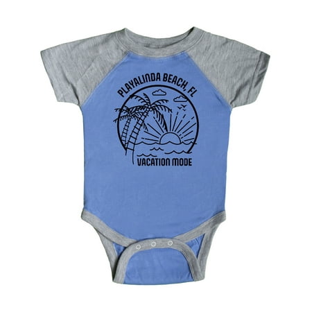 

Inktastic Summer Vacation Mode Playalinda Beach Florida Gift Baby Boy or Baby Girl Bodysuit
