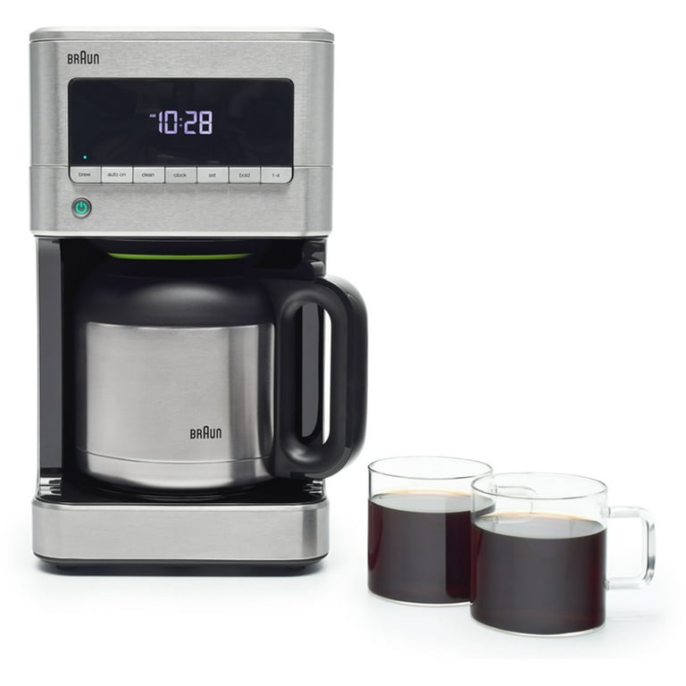 Braun Brew Sense 10-Cup Drip Coffee Maker with Thermal Carafe in Stainless  Steel 