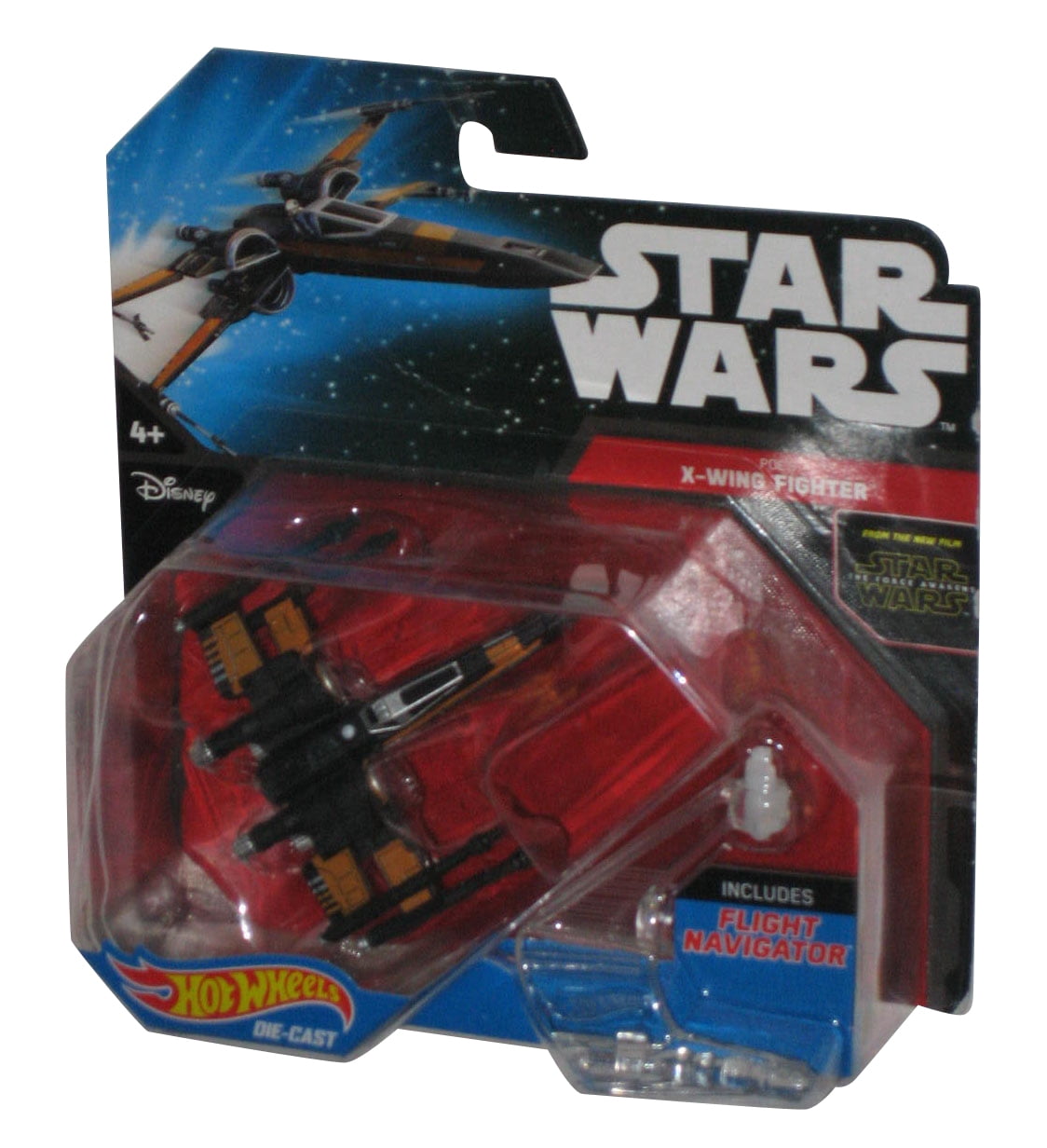 Star Wars The Force Awakens Hot Wheels Poe's XWing Fighter Toy (Open