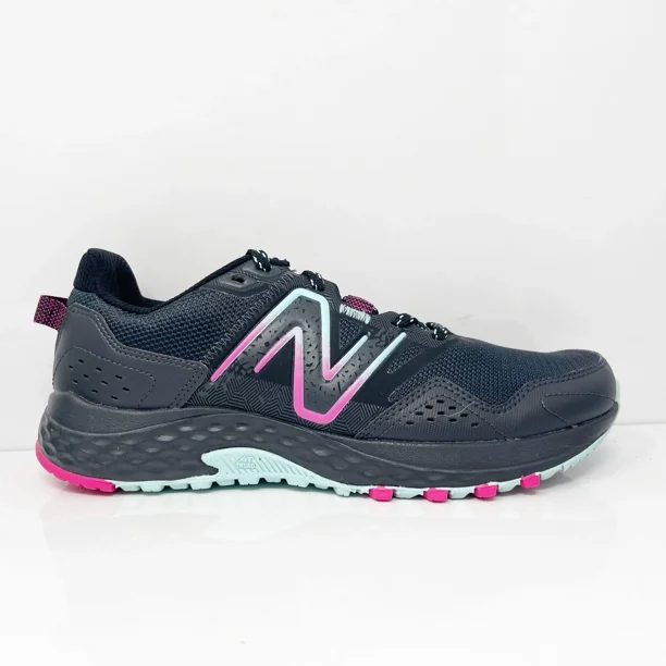 New Balance Unisex 410 V8 WT410LC8 Black Running Shoes Sneakers Size M 7 W 8.5 D