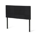 thumbnail image 4 of GDF Studio Marakesh Contemporary Fabric Upholstered Full/Queen Headboard, Black, 4 of 8