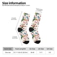thumbnail image 2 of Balery Watercolor Floral With Butterflies Calcetas Largas con Estampado para Hombre y Mujer – Suaves y Transpirables, Talla Única (US 5-11), 2 of 6