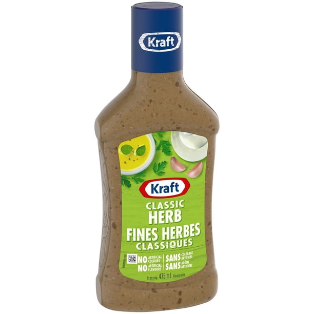 kraft classic herb dressing Kraft, Lemon Herb Vinaigrette Dressing, Refrigerated, 14 fl oz Bottle