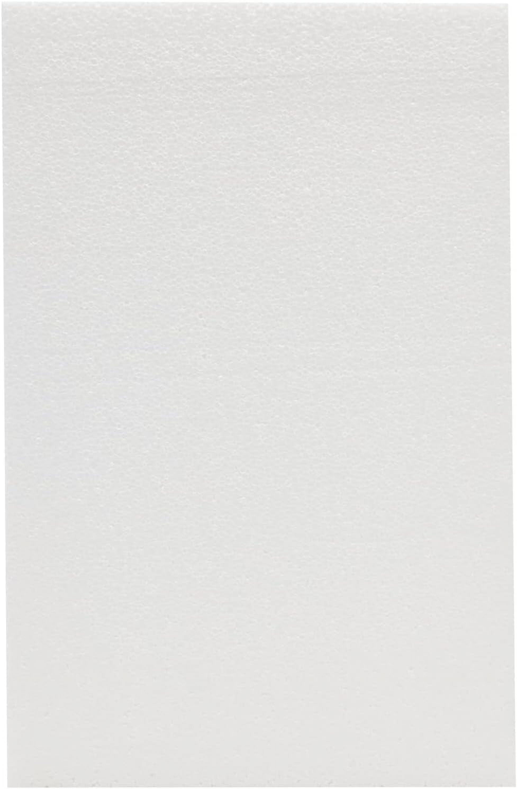 Juvale 1 Inch Thick Foam Board Sheets, 17x11 Polystyrene Rectangles for DIY  crafts, Art Supplies, Sculpture (6 Pack)