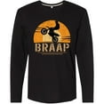 thumbnail image 3 of Inktastic Motocross Braap BMX Sports Long Sleeve T-Shirt, 3 of 5