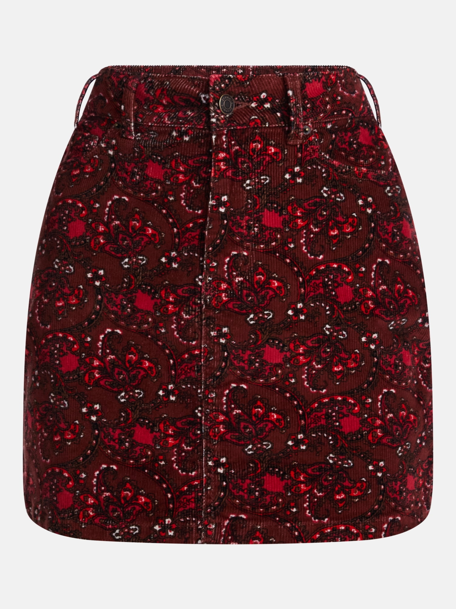 Scenario Women's and Women's Plus Corduroy Mini Skirt, 17" Length, Sizes 0-28