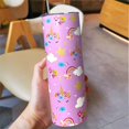 thumbnail image 5 of Cute Unicorn Skinny Tumbler with Lid and Straw, Unicorn Coffee Travel Mug for Girls Unicorn Cup Insulated Tumbler 20oz Double Wall Water Bottle Unicorn Gifts for Birthday Christmas, 5 of 6