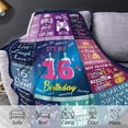 thumbnail image 3 of LHSHID 20th Birthday Gifts for Girls 20 Year Old Girl Birthday Gift Soft Blanket for Couch Bed 20th Birthday Decorations for Girls Best Teenage Girl Gifts for 20 Year Old Girls 50x60in, 3 of 6
