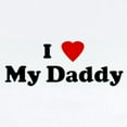 thumbnail image 2 of CafePress - I Love My Daddy Infant Bodysuit - Baby Light Bodysuit, Size Newborn - 24 Months, 2 of 4