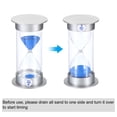 thumbnail image 4 of Uxcell 5 Minute Sand Timer, Sandy Clock, Count Down Sand Glass, Blue Sands, 4 of 5