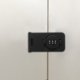 thumbnail image 4 of BALAHAPY 1Jgo Para Puerta Corrediza Con Sin Necesidad De Taladro Negro Resistente, 4 of 8