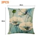 thumbnail image 2 of 2 uds planta verde algodón cáñamo abrazo funda de almohada coche abrazo almohada cojín sofá no incluye almohada central, 2 of 5