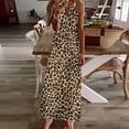 thumbnail image 2 of Maxi vestidos de mujer verano casual cuello redondo sin mangas vacaciones playa bolsillos vestido largo Fridja  hj5076, 2 of 5