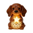thumbnail image 2 of Cute Dog Tabletop Night Light with Vintage Star,Resin Puppy Lamp,3D Cute Pet LED Table Lamps for Bedroom Nursery Desk,Gift for Dog Lovers, 2 of 8