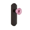 thumbnail image 7 of Nostalgic Warehouse Pink Crystal Door Knob with Deco Plate, 7 of 7