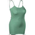 thumbnail image 2 of Essential Basic Women's Basic Casual Long Camisole Cami Top Regular and Plus Sizes, 2 of 3