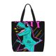 thumbnail image 1 of Balery Rex Dinosaur With Sunglasses Bolsa de Mano para Mujeres con Cremallera, Bolsa de Gimnasio con Compartimentos, Bolsa para Laptop, Bolsa para Trabajo, 1 of 7