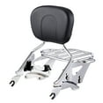 thumbnail image 4 of KFFKFF Motorcycle Backrest Sissy Bar with Luggage Rack, Compatible with Touring Models 2009-2024 Street Glide, Road Glide, and Road King, Detachable Passenger Backrest for Motorcycles, 4 of 9