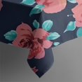 thumbnail image 5 of Pioneer Flower Floral Print Pattern Rectangle Tablecloth 60"x102",Waterproof Polyester Rectangle Table Cloth, Wipeable Spillproof Polyester Tablecloth for Dining, Camping, Indoor and Outdoor, 5 of 6
