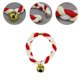 thumbnail image 2 of Bell Choker Collar Necklace Animal Cosplay Lolita Choker Necklace Neck Buckle Necklaces Jewelry Braided Choker Necklace light blue yellow wh, 2 of 4