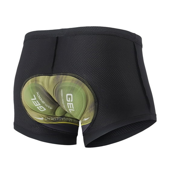 Men's Cycling Underwear Padded Bike Shorts MTB Liner Bicycle Undershorts Biking Underpants Breathable,L