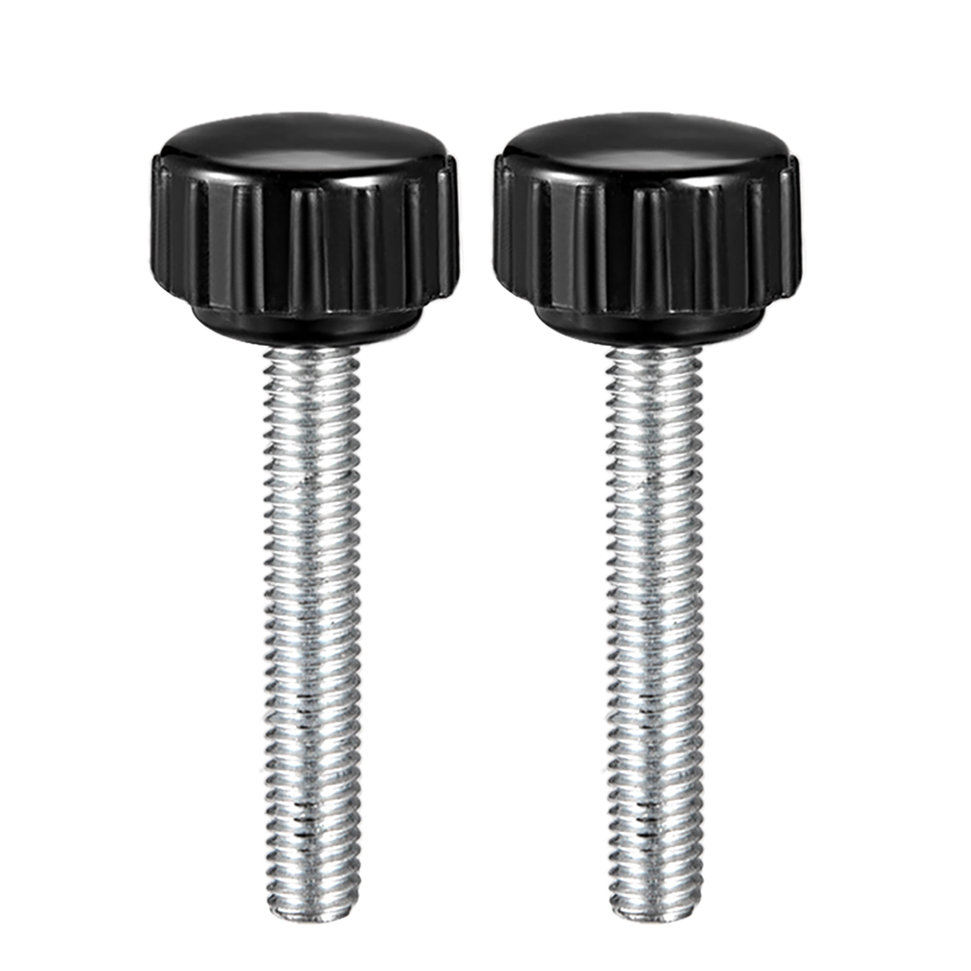 M5 x 30mm Male Thread Knurled Clamping Knobs Grip Thumb Screw on Type