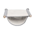 thumbnail image 1 of Casa de Nido de Pájaros Yuyangstore Jaula de Pájaros de Peluche Soporte de Percha Hamaca Colgante para Pájaros Gris S, 1 of 8