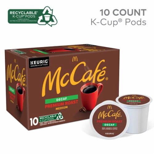 2X - McCafe Decaf Premium Roast Medium Roast K-Cup Coffee Pods